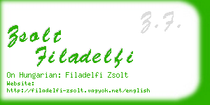 zsolt filadelfi business card